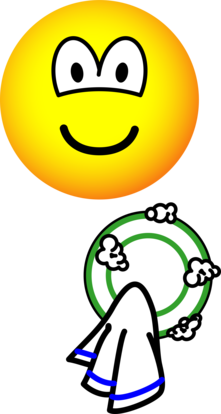 Afdrogende emoticon